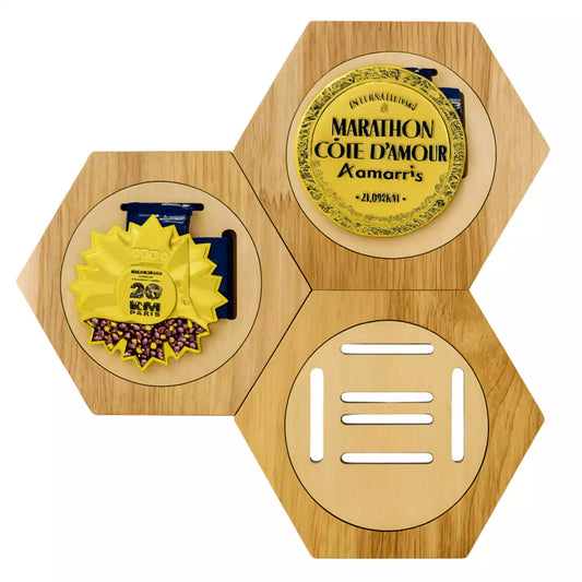Présentoirs de Médailles en Bois Modulable