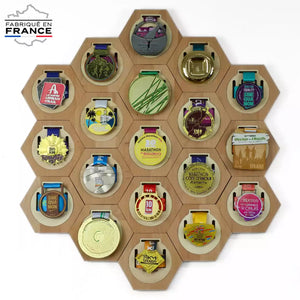 Porte-Médailles Hexagonal